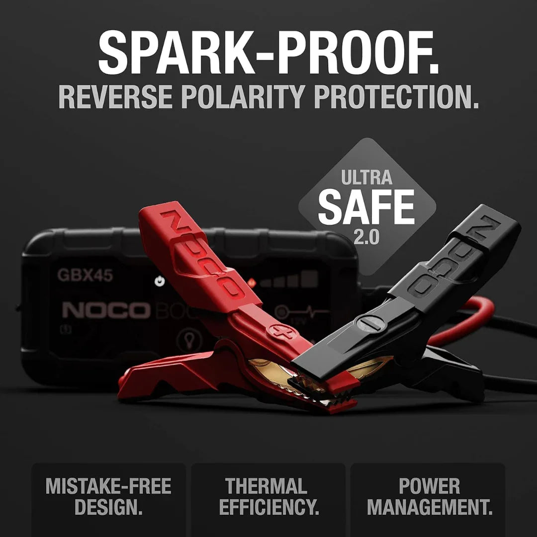 NOCO Boost GBX45: UltraSafe 12V Jump Starter & Power Bank for 6.5L Petrol and 4.0L Diesel Engines
