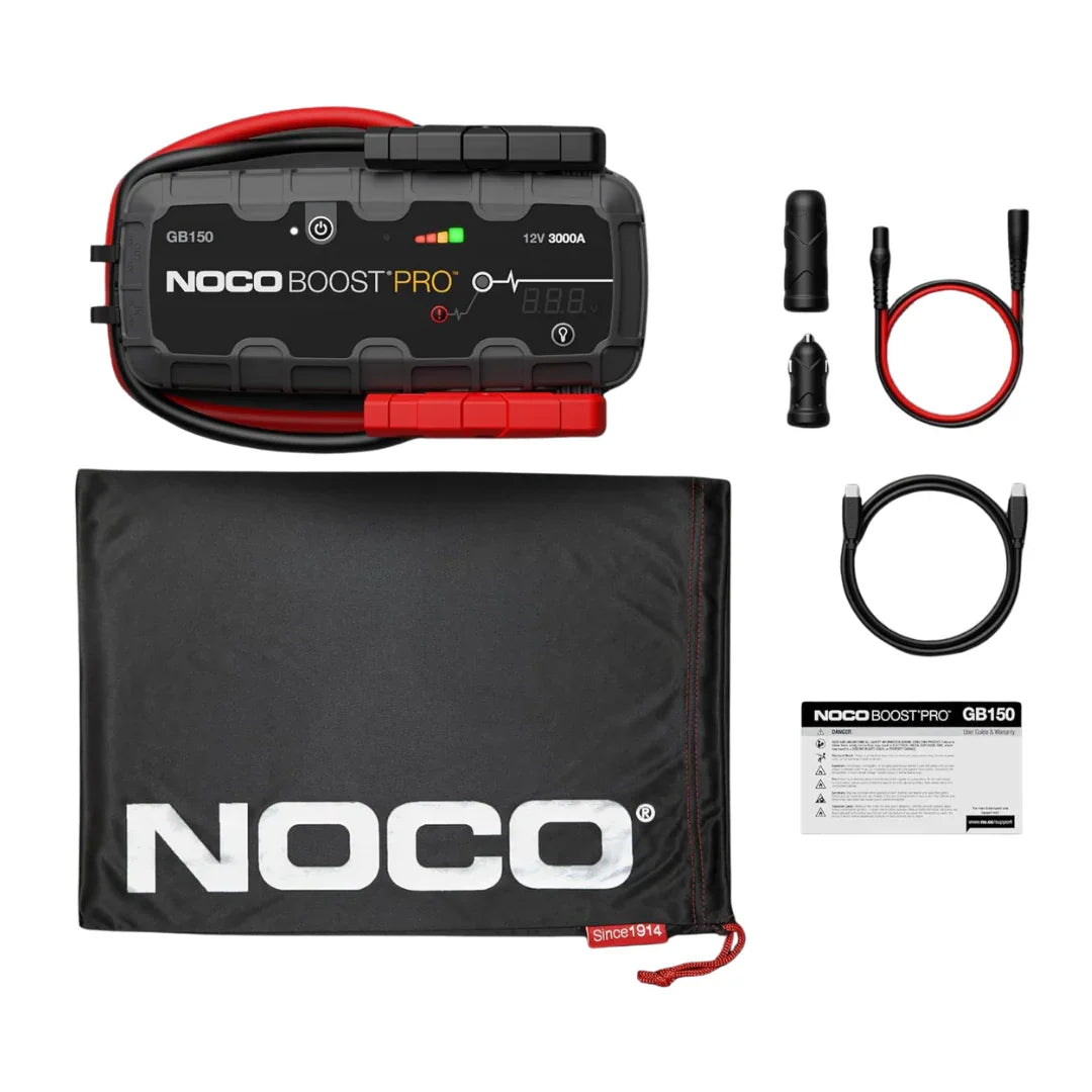 NOCO Boost GB150: 3000A Car Battery Booster, Power Bank & Jump Starter for 9.0L Petrol & 7.0L Diesel Engines