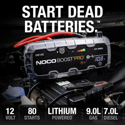 NOCO Boost GB150: 3000A Car Battery Booster, Power Bank & Jump Starter for 9.0L Petrol & 7.0L Diesel Engines