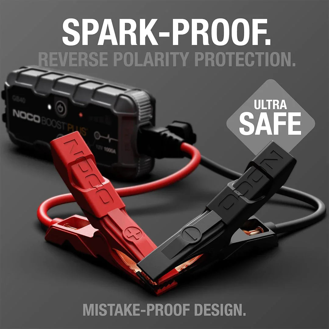 NOCO Boost GB40: 1000A UltraSafe Jump Starter Power Pack