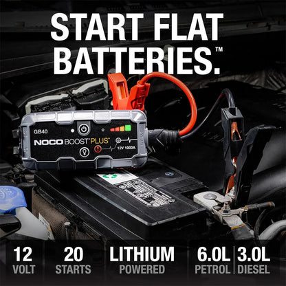 NOCO Boost GB40: 1000A UltraSafe Jump Starter Power Pack
