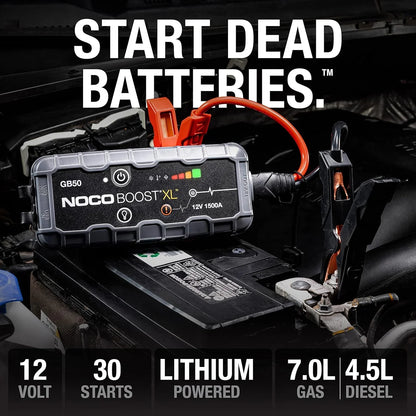 NOCO Boost GB50: UltraSafe 12V Jump Starter for 7.0L Petrol and 4.5L Diesel Engines